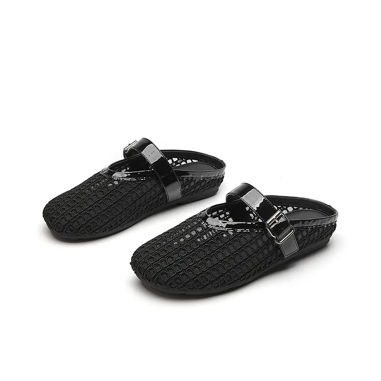 15 MINS Cut Out Quiet Closed Toe Slippers Women's-3
