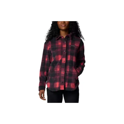 Columbia Benton Benton Springs™ Shirt Women's Black Red