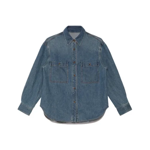 SEMICIRCLE Shirt Women's Denim Blue