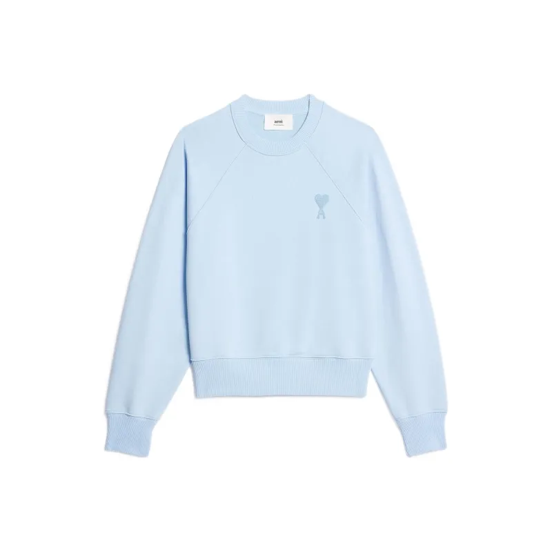 AMIPARIS Ami Tonal Sweatshirt 'Sky Blue'-0