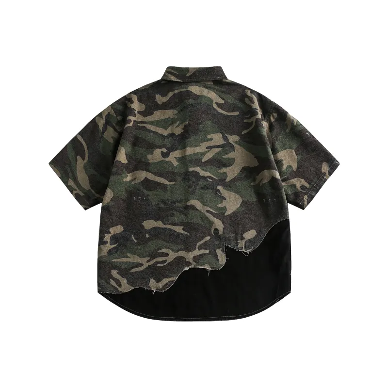 DOH STORE Shirt Unisex Green Camouflage-1