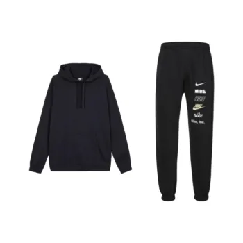 Nike Sweatshirt Set Unisex Black