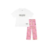 Reverse White+Banana Party Pink