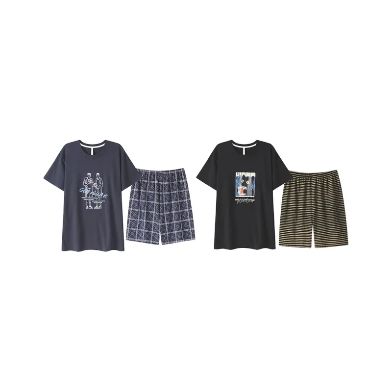 Cotton Gene Pajama Set Unisex Combo Set-79