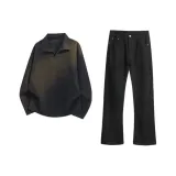 Black Top+Black Pants