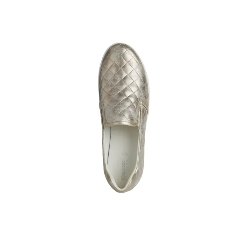 GEOX Blomiee Low Top Casual Shoes Women's Gold-4