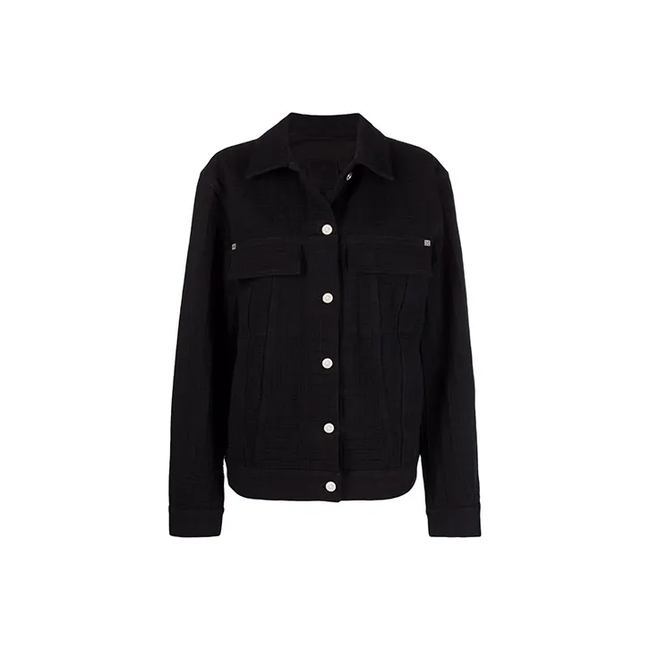 Givenchy 4G Logo Denim Jacket-0