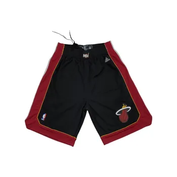 Adidas x NBA Miami Heat SWINGMAN Fan Edition Basketball Shorts Men's Black