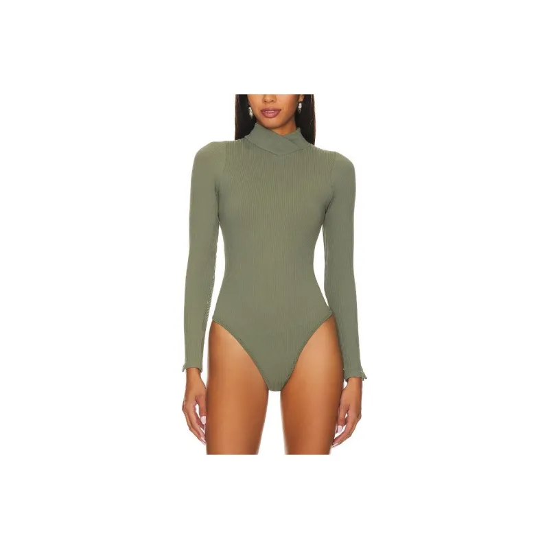 FREE PEOPLE Bodysuits Women's Green-0