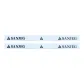 White[2 Pack]Abrasion-Resistant PU Racket Protective Tape