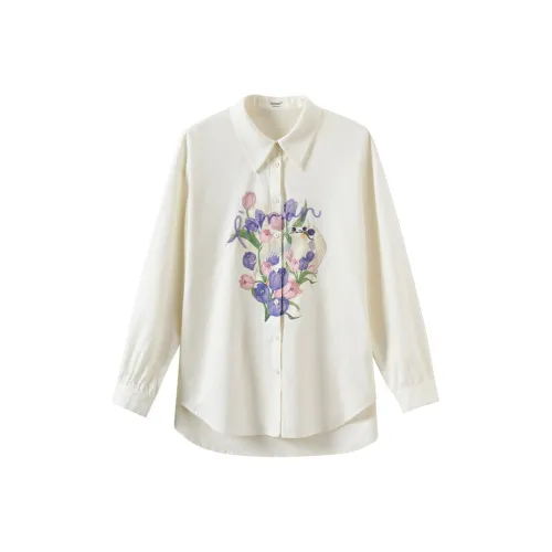 Inman Millé Series Shirts Women's Pearl White