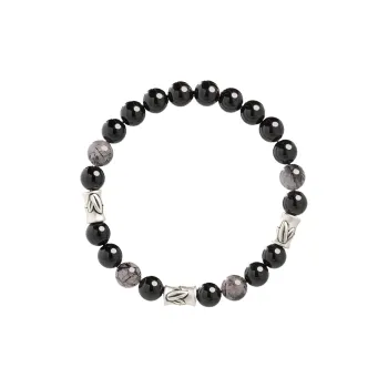 ZUIWENGLANGYASHANWENCHUANG Obsidian Bracelets Unisex