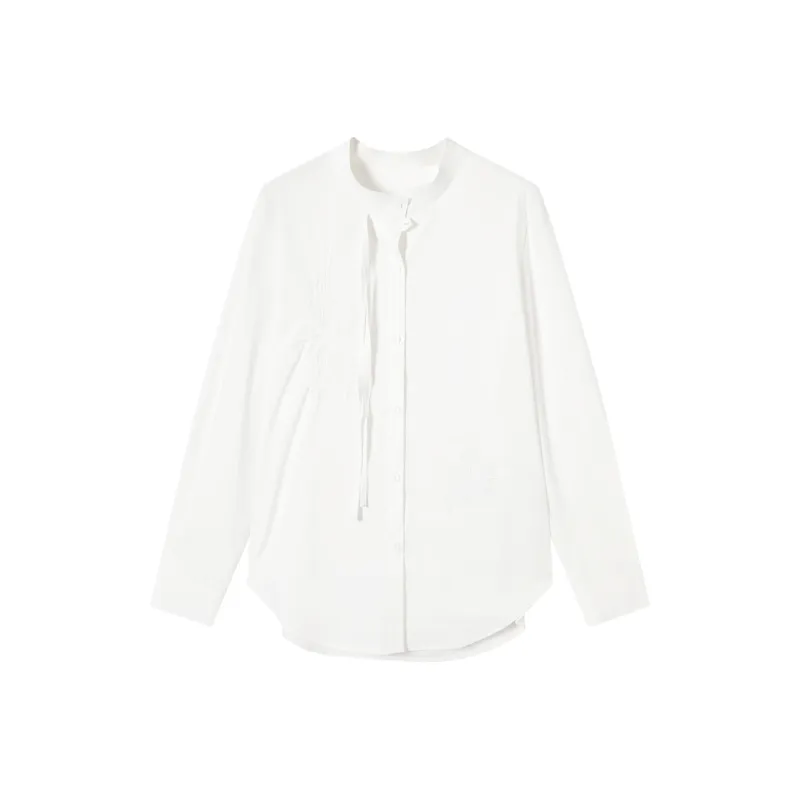DIALOGUE Shirts Women's Elegant White-0