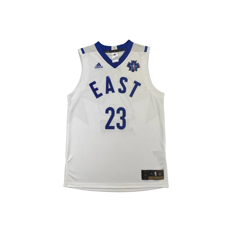 Adidas x NBA James SWINGMAN Fan Edition Basketball Jersey Unisex White-0