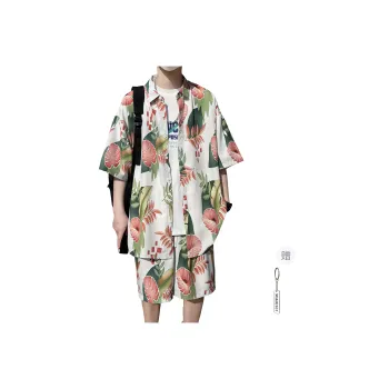 NOAHGIGI Shirt Matching Set Unisex White Two Piece Set+Giveaway