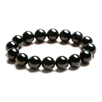 EADDA JEWELRY Natural Obsidian Bracelets Unisex