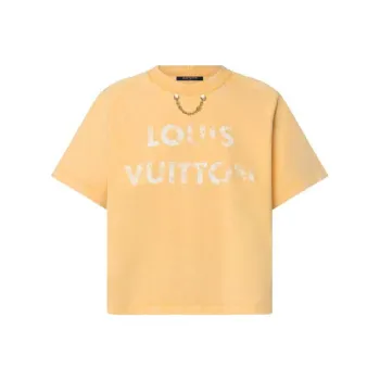 LOUIS VUITTON Vintage Effect LOUIS VUITTON Crop Top