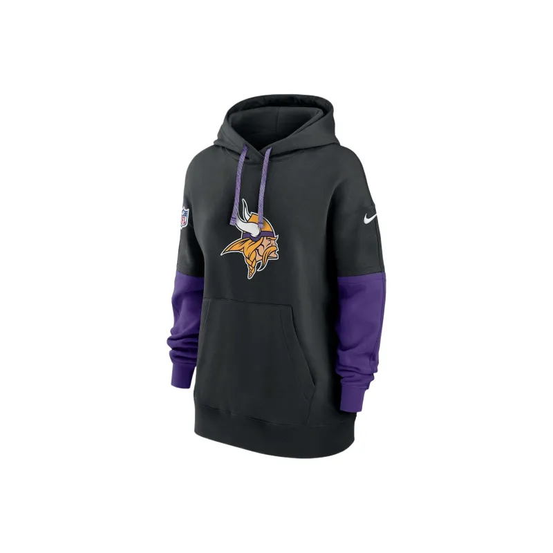 Nike Minnesota Vikings Sideline Essential Women's Nike Nfl Pullover Hoodie-0