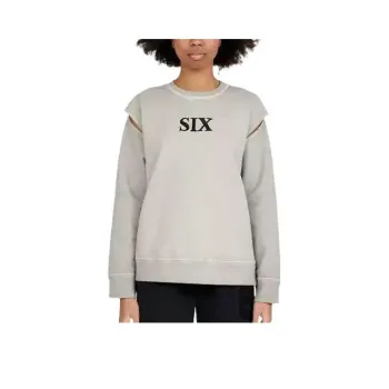 MM6 Maison Margiela Slogan Printed Cut Out Detail Sweater