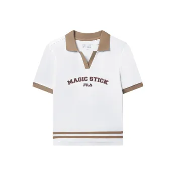 FILA x Magic Stick SS23 Polo Shirt Women's Standard White
