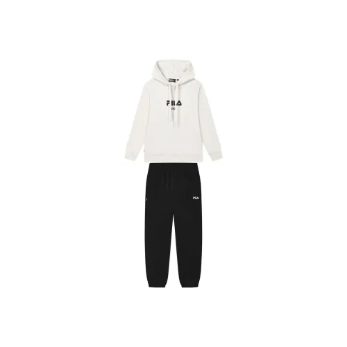 FILA Casual Sportswear Unisex Steam White/Jet Black