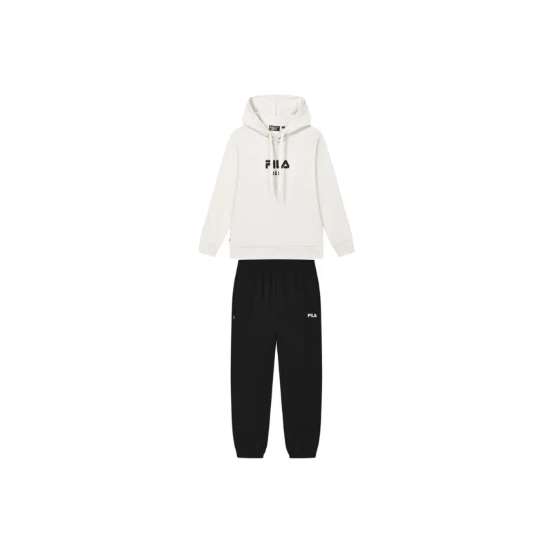 FILA Casual Sportswear Unisex Steam White/Jet Black-0