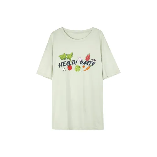 3COLOUR T-Shirts Women's Yellow Green