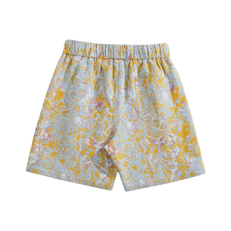 GSUE Casual Shorts Unisex Champagne Apricot-1