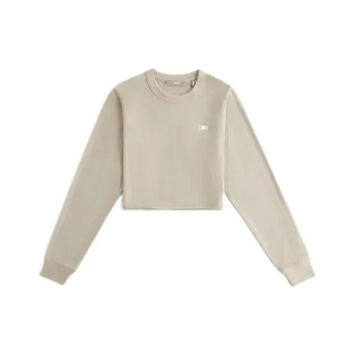 KITH Women's Lucy Cropped Long Sleeve Ii 'Bare'