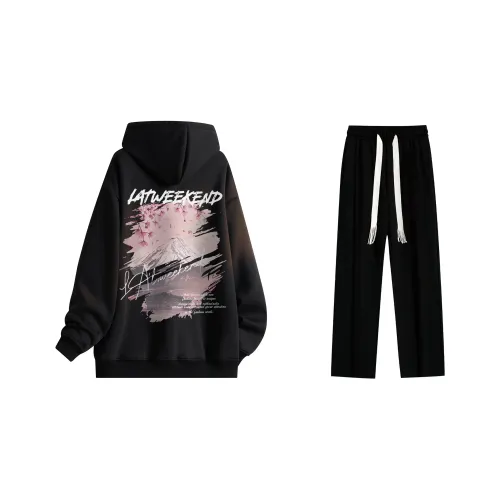 LA'T.WEEKEND Sweatshirt Set Unisex