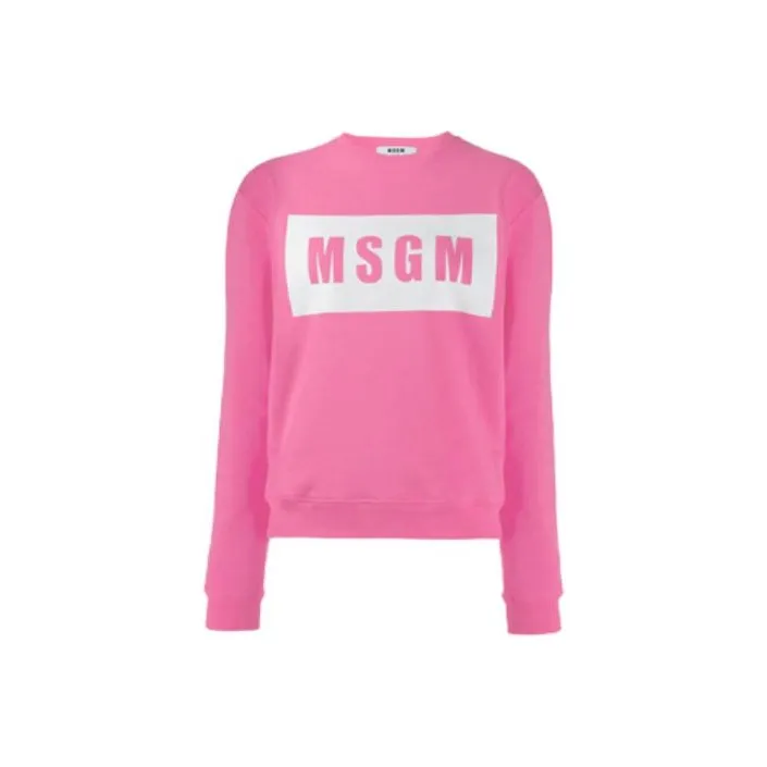 MSGM Sweatshirts Women's Pink-0