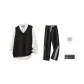 Black+White[Shirt]+Black[Pants]