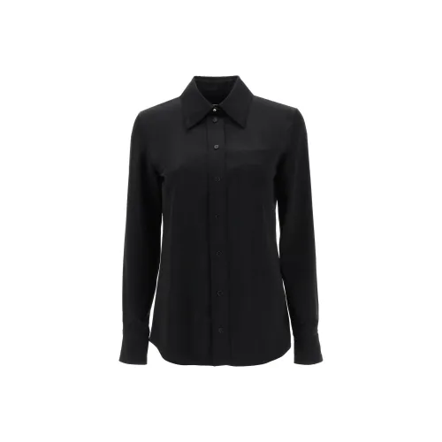 Lanvin Long Sleeved Buttoned Satin Shirt