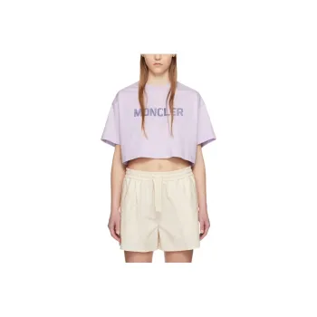 Moncler T Shirts Women's Purple