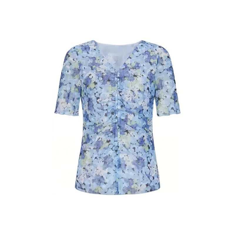JZ. ANNAKRO T Shirt Women's Heather Sky Blue-0