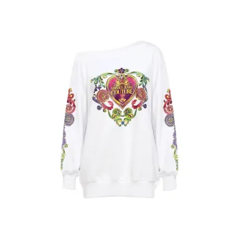 VERSACE JEANS COUTURE Sweatshirts Women's White