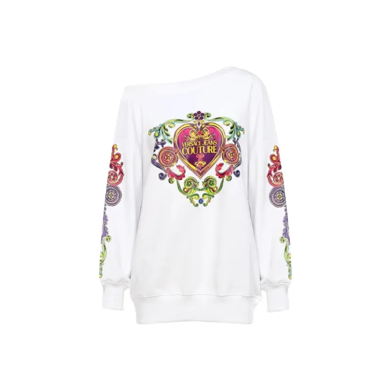 VERSACE JEANS COUTURE Sweatshirts Women's White-0