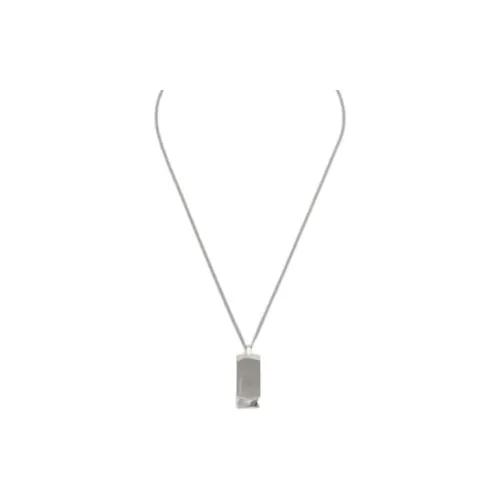 CALVIN KLEIN Stainless Steel Necklaces Men's Silver