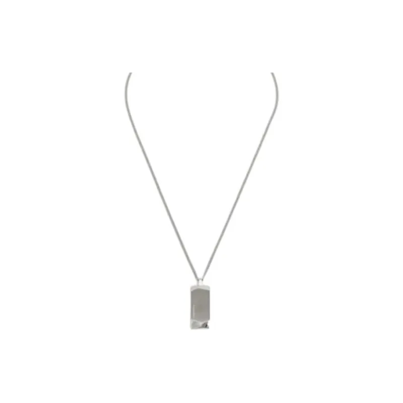 CALVIN KLEIN Stainless Steel Necklaces Men's Silver-0
