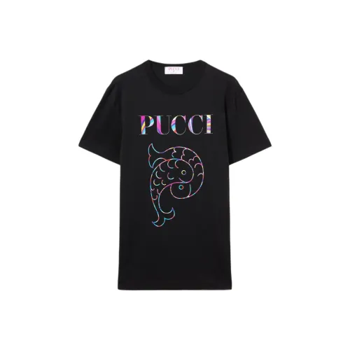 EMILIO PUCCI Logo print Cotton T shirt