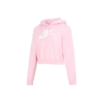 Nike Sportswear Club Fleece Women's Oversized Crop Graphic Hoodie Pink