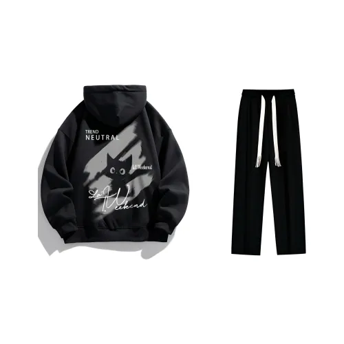LA'T.WEEKEND Sweatshirt Set Unisex