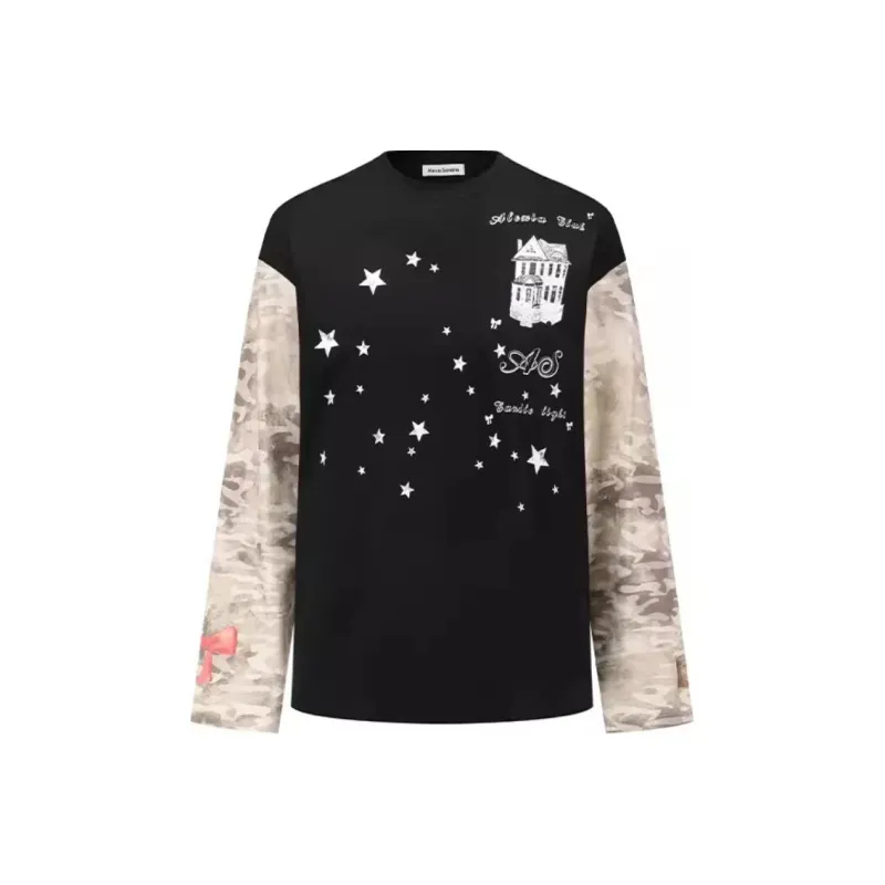 Alexia Sandra Drop Shoulder Sleeve T Shirt Unisex-0