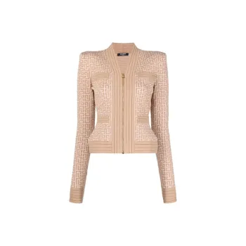 BALMAIN Jackets Coats Women's Nude Pink
