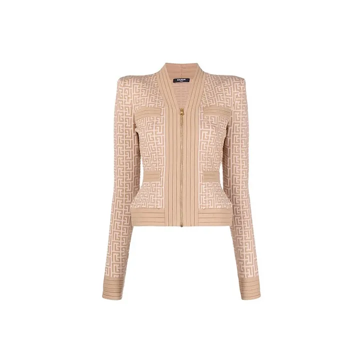 BALMAIN Jackets Coats Women's Nude Pink-0