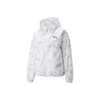PUMA Modern Sports AOP Modern Sports AOP Windbreaker Jacket Women's White
