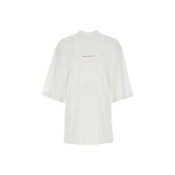 MARNI Logo Printed Crewneck T Shirt
