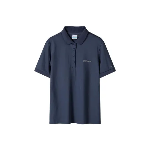 Columbia Polo Shirt Women's Dark Gray
