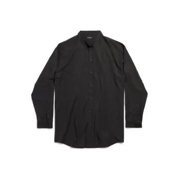 Balenciaga Collared Long Sleeve Shirt