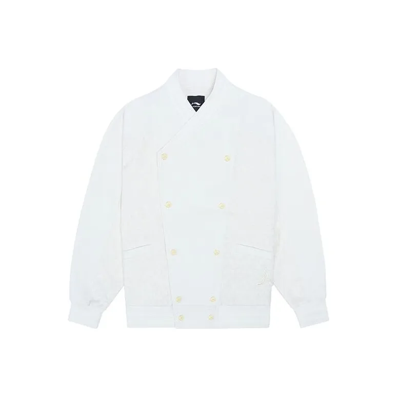 LI NING 1990 Jacket Women's Ecru-0